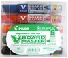 Pilot BG V-Board Master whiteboard markersæt 5 penne - rund el. kantet spids